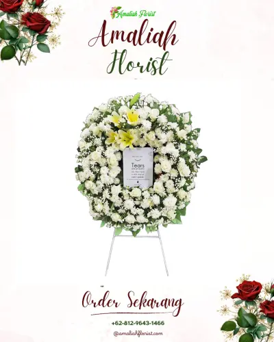 Krans Bunga Duka Cita cadasari